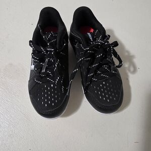 Under Armour Black and White Kids Shoes